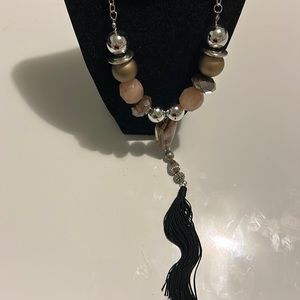 Handmade tassels necklaces is nickel free